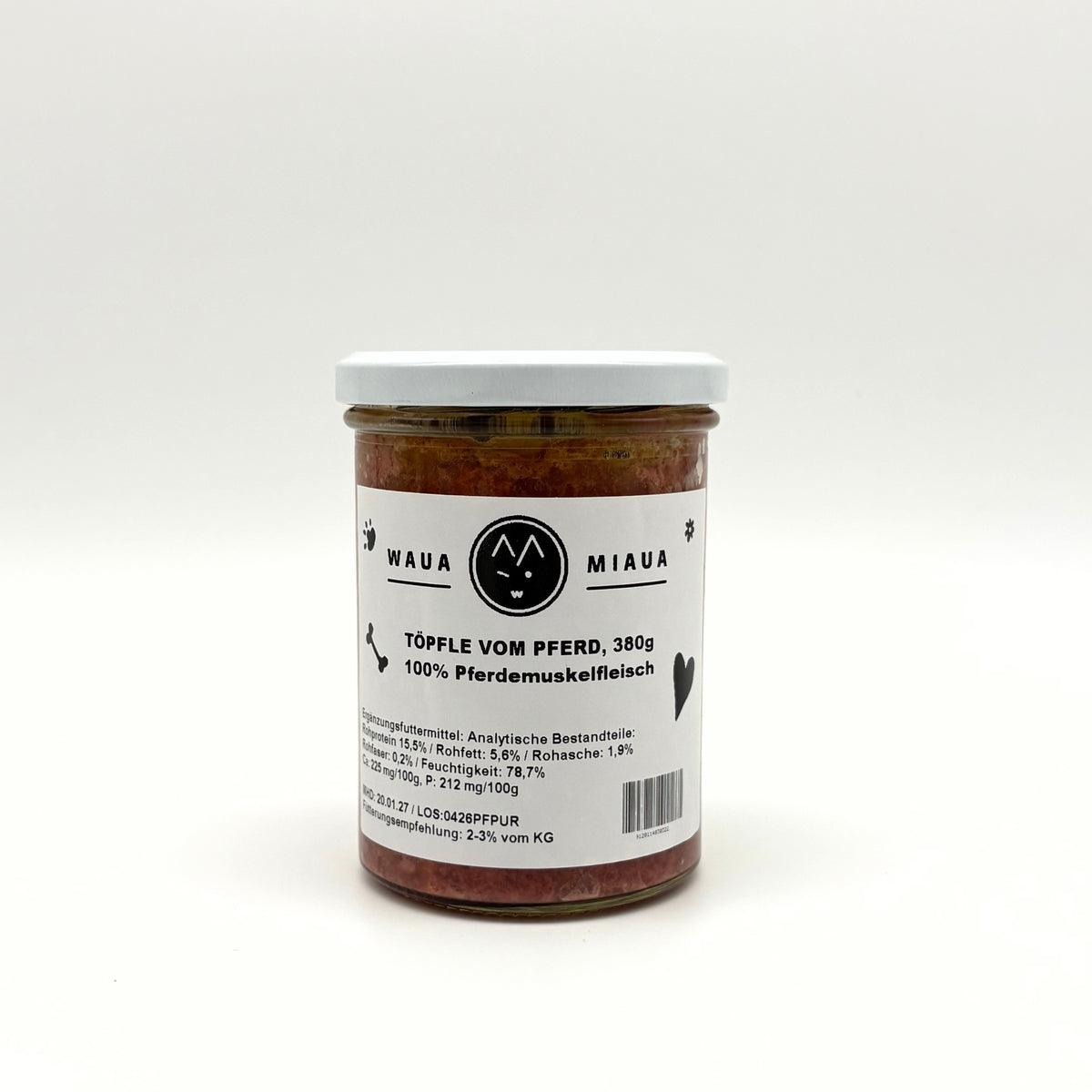 Töpfle Pferd, 380g - WauaMiaua